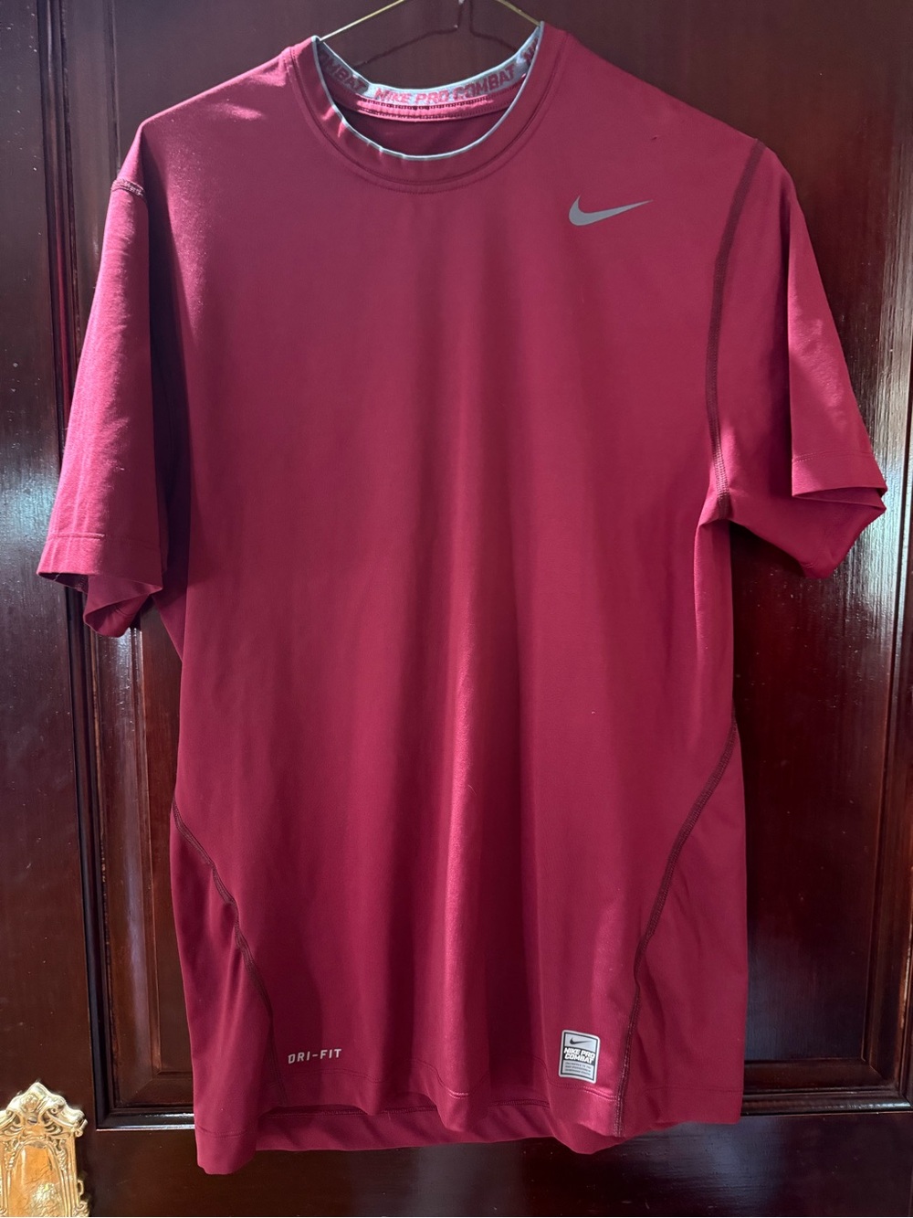 Nike Men’s Short Sleeve Dri-FIT Shirt - Maroon